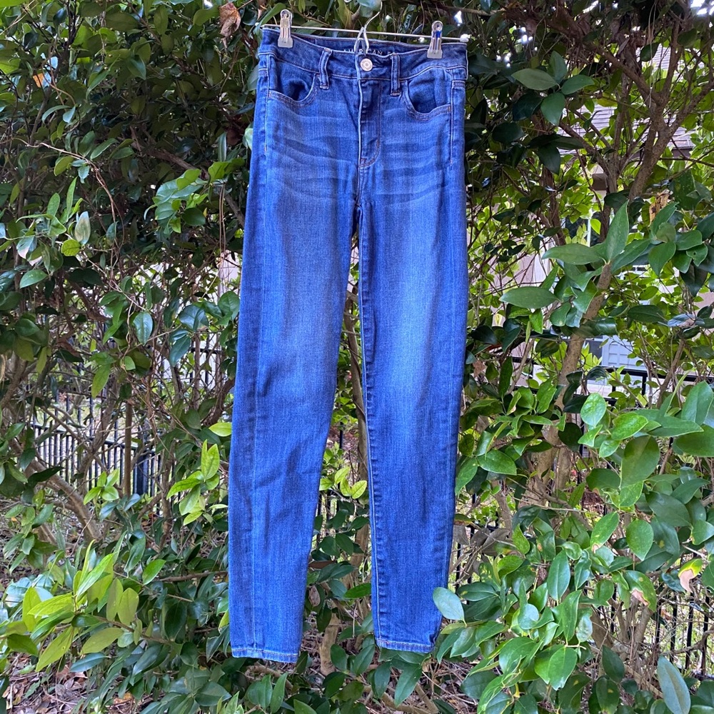 american eagle high rise jeans